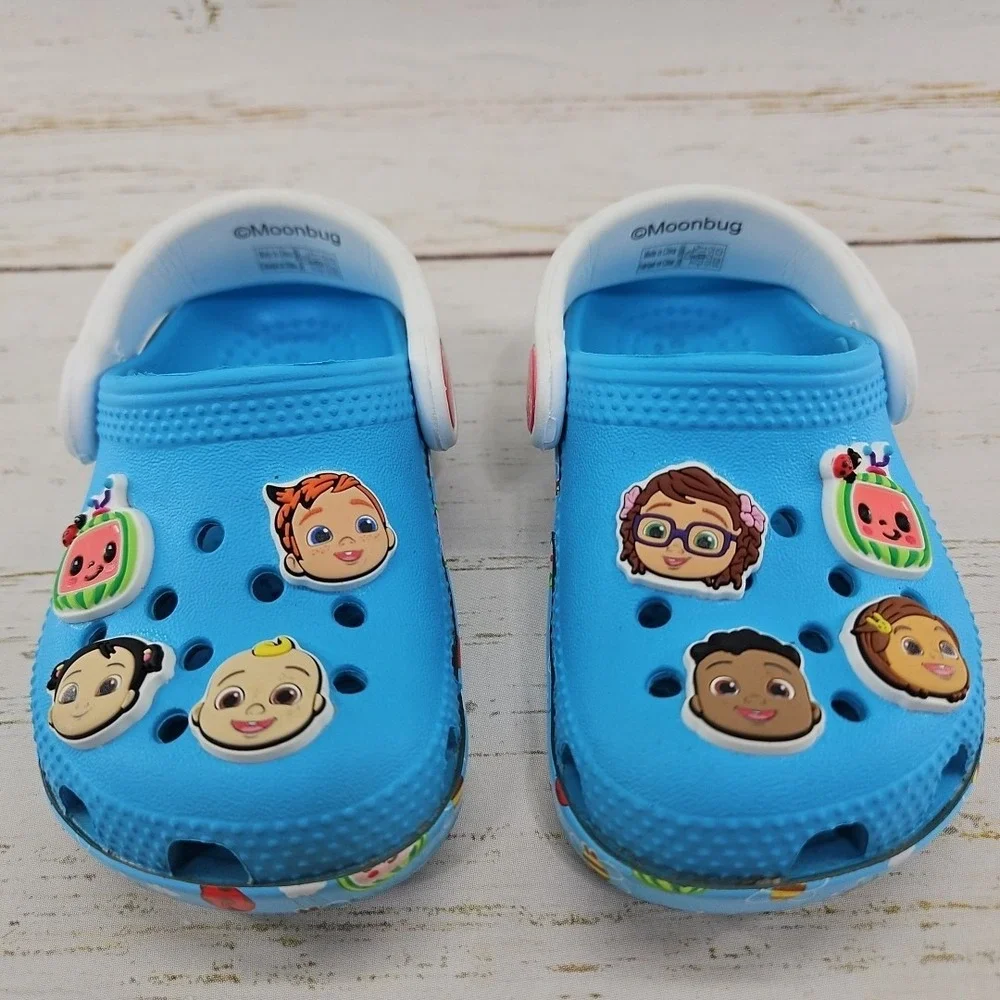 Crocs Toddlers Classic Cocomelon Clogs Electric‎ Blue Size C5 208851